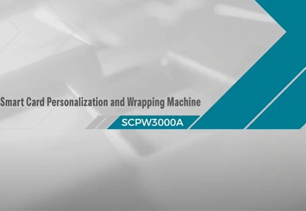 SCPW3000A Smart Card Personalization and Wrapping Machine